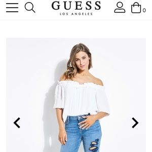 Guess off-shoulder Top